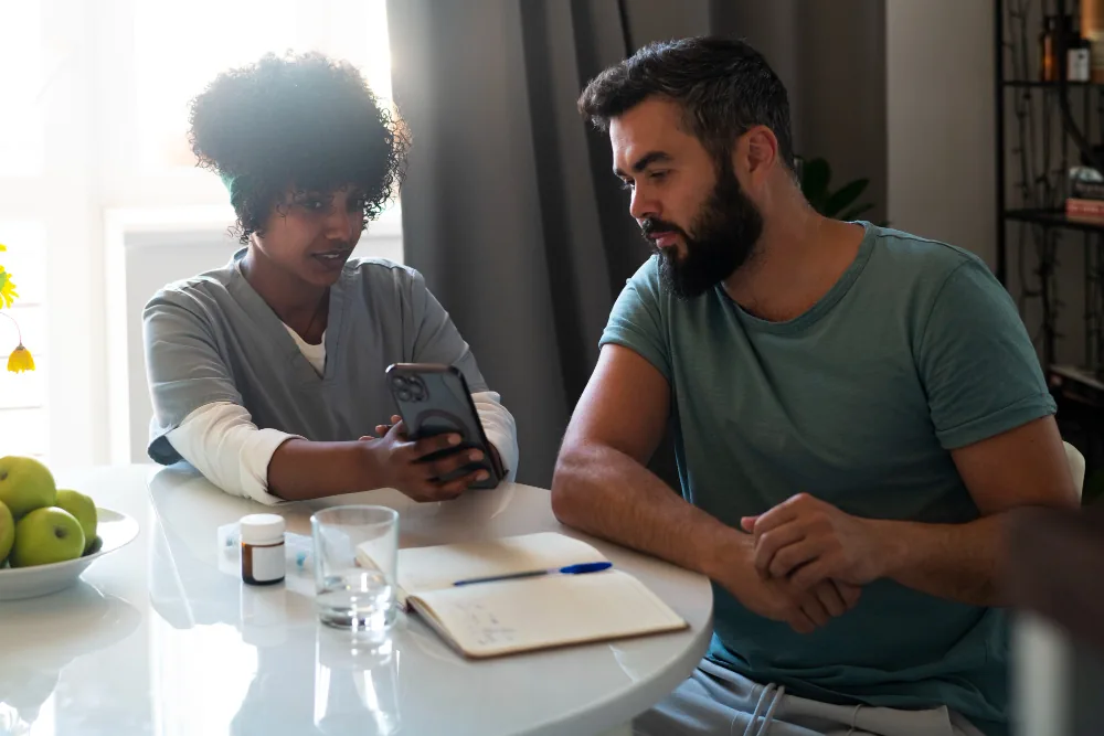 How does telehealth make follow-ups easier?